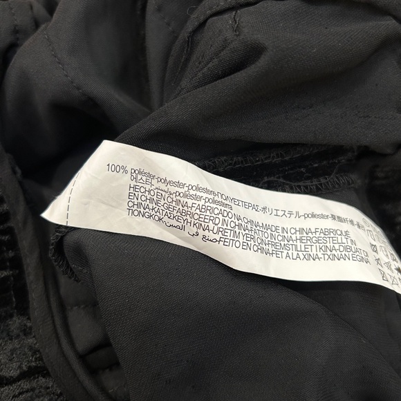 Zara size 24 (XS) velvet black pants - Picture 9 of 9